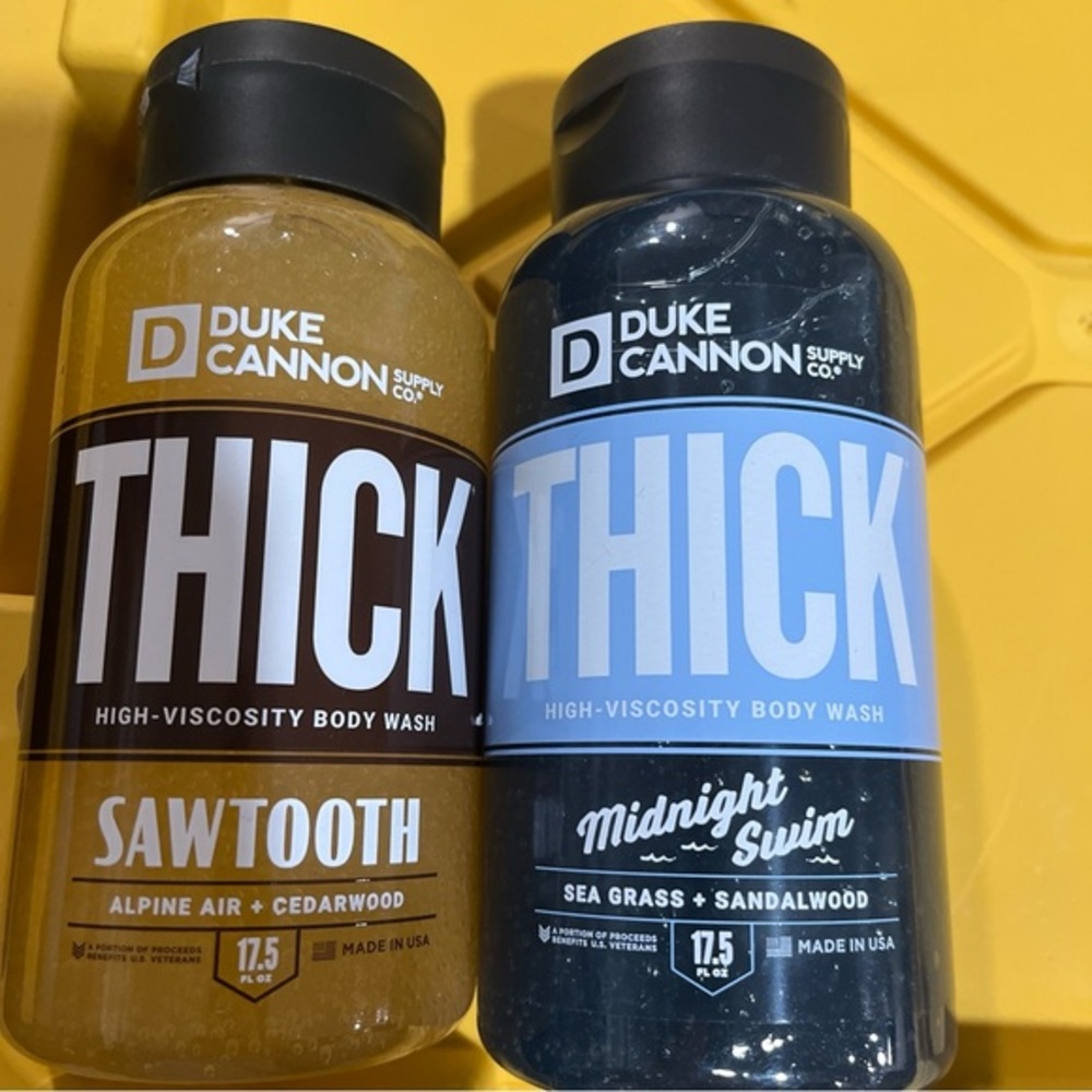 Thick High-Viscosity Body Wash Set - Sawtooth and Midnight Swim